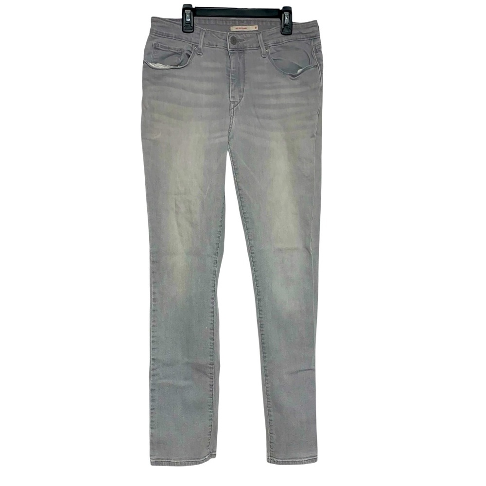 Levi Mid Rise Skinny Jeans Women's Gray size 31